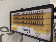 Kimcci de 60 uds maquillaje profesional cúmulo Individual pestañas injerto falsas pestañas con envío gratis