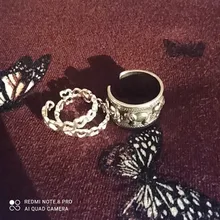 Foxanry-Anillos abiertos de elefante Vintage para mujer, de Plata de Ley 925, joyería tailandesa para mujer, regalo, anillos ajustables de Moda Antigua