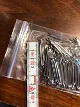 70 Uds GB91 de acero inoxidable pasador de chaveta M2.5 * 25