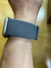 Correa Scrunchie para Apple watch, banda de nailon elástico ajustable de 44mm, 40mm, 38mm y 42mm, serie iWatch 3, 4, 5, 6 se