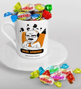 Personalized School Director Turkish coffee Cup and Haribo Candy Gift Seti-2
Personalized School Director Turkish coffee Cup and Haribo Candy Gift Seti-2