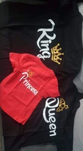 Ropa a juego para madre, padre, hija, hijo, Chico, camiseta, rey de la familia, Reina, ropa estampada, Top para mamá y yo