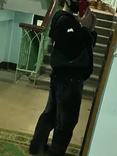 Los hombres de baile callejero Hiphop Jeans moda bordado negro de pantalones de mezclilla general hombre Rap Hip Hop pantalones vaqueros de talla grande 30-46