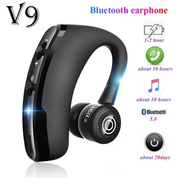 New V9 Earphones Wireless Bluetooth Headset Handsfree Business Headphones Drive Call Sports Earphones With Mic For Smartphones
New V9 Earphones Wireless Bluetooth Headset Handsfree Business Headphones Drive Call Sports Earphones With Mic For Smartphones