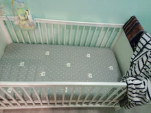 130cm * 70cm 100% algodón cuna sábanas de cama de bebé fundas de colchón impreso recién nacido juego de cama para niños los niños Mini cuna hoja