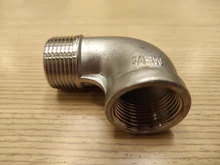 BSP Connectors Fitting Plumbing-Pipe Elbow Threaded Stainless-Steel Female Angled SS304