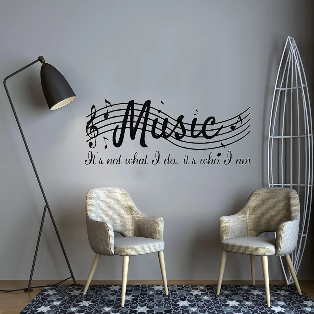 Home Room Decoration Wall Paper Removable Fashion Music Musical Notes Decal Sticker Durable
Home Room Decoration Wall Paper Removable Fashion Music Musical Notes Decal Sticker Durable