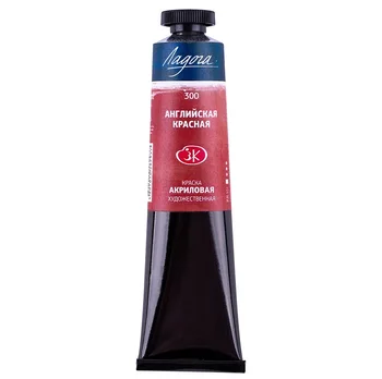 Paint acrylic Ladoga English red No. 300 tuba 46 ml
Paint acrylic Ladoga English red No. 300 tuba 46 ml
