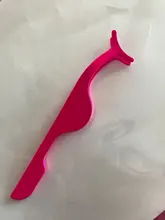 Mikiwi-Pinzas para pestañas falsas en forma de T, aplicador de pestañas postizas, rizador de extensiones, pinza auxiliar, herramienta de maquillaje