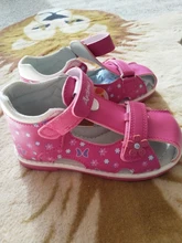 Sandalias de verano para niños y niñas, zapatos ortopédicos de princesa con flores de cuero PU, Punta cerrada