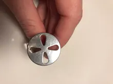 HYTOOS-disco de acero inoxidable para papel de lijado de 25mm, brocas de disco de Metal de 3/32 pulgadas, accesorios de uñas