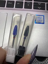 Brocas de taladro eléctrico para manicura, 29 tipos, accesorio de la máquina, cortador de cerámica de carburo de tungsteno arcoíris