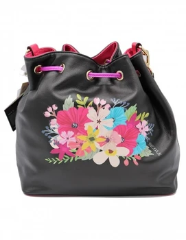 

Bag Nicole Lee style Bonbonniere-Flower Blossoms Black