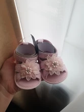 Sandalias de lazo para bebé niña, zapatos de tacón plano para niño pequeño, sandalias de perlas con flores para fiesta de verano y boda