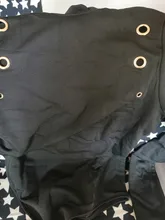 Rockmore-body gótico negro de manga larga, mono cuello alto para mujer, mono ajustado para mujer, ropa de calle para invierno