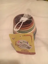 ¡Caliente! 8 Uds bebé de taza juguetes educativos juguetes del bebé Arco Iris, torre de apilamiento juguetes del baño del bebé juguetes de los niños regalo