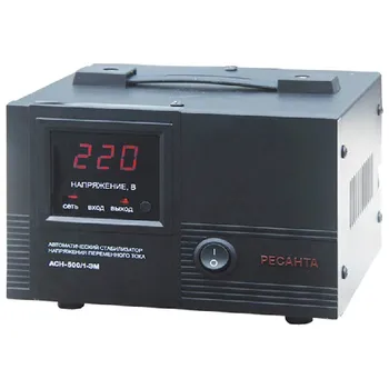 Resant voltage stabilizer ach-500/1-em 
Resant voltage stabilizer ach-500/1-em
