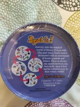 Juego de mesa de Frozen Spot it y dobble para niños, cartas de punto para Dobbles, ir de acampada, caja de lata de Metal, juguetes, novedad