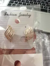 Pendientes con diamantes de imitación de diseño coreano para mujer, aretes sin agujero, estilo Simple y elegante, pendientes para fiesta y boda, joyería