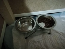 Pet-Supplies Iron-Stand Dog-Bowl Water-Dishes-Feeder Food Stainless-Steel Pet-Dog-Cat