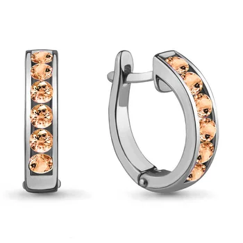 Silver earrings with cubic zirconia
Silver earrings with cubic zirconia