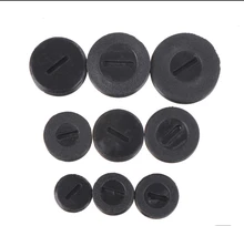 Tornillos de plástico negro para cepillos de carbono, 10 Uds. 12mm/13mm / 14mm / 15mm / 16mm / 17mm/18mm / 20mm / 22mm