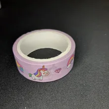 Mohamm 1 Uds Kawaii dibujos animados cinta decorativa de papel cinta adhesiva decorativa Washi de creativo Scrapbooking Colegio estacionario tela suministros