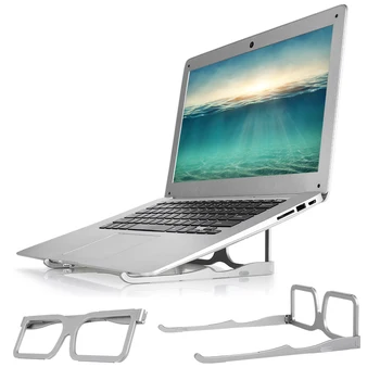 Gray Creative Glasses Portable Adjustable Laptop Stand Foldable bracket for Tablet Compatible with Notebooks Up to 16 Inches
Gray Creative Glasses Portable Adjustable Laptop Stand Foldable bracket for Tablet Compatible with Notebooks Up to 16 Inches