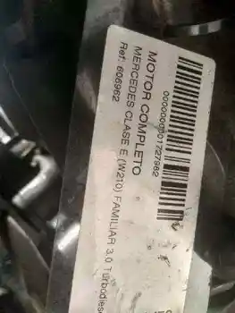 606962 FULL ENGINE MERCEDES E CLASS (W210) FAMILY
606962 FULL ENGINE MERCEDES E CLASS (W210) FAMILY