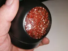 ESPLB-limpiador de pinza de hierro para soldadura de soldadura, negro/dorado, limpieza de acero con esponja y soporte