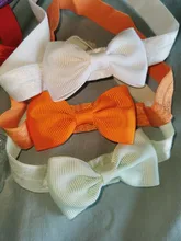 Conjunto de Diadema con lazo para el pelo, set de 20 unidades de cinta para el pelo, lazo de grogrén hecho a mano, diadema elástica, accesorios para el cabello para bebés y niños
