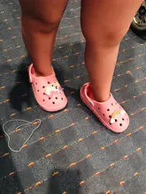 Zapatillas de unicornio para niño y niña, zapatos de arcoíris para niño pequeño, animales, zapatillas de bebé al aire libre, zapatillas de PVC con dibujos animados para niño 2019