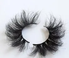 LEKOFO-pestañas postizas de 25mm, 10/30/50/100/200 pares de visón 6D, Pestañas postizas espectaculares esponjosas, pestañas largas reutilizables, venta al por mayor