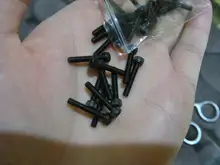 Screw Allen Bolt Hex-Socket M1.4 Black-Grade Stainless-Steel Hexagon DIN912 M2.5 M1.6