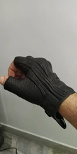 Guantes de moto de cuero auténtico para invierno y verano, equipo de protección para Motocross con pantalla táctil