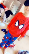 Chico conjunto de Pijamas de los niños ropa de dormir de dibujos animados Mickey coches Anna Pijamas de Spiderman Pijamas bebé niño de algodón de niña ropa conjunto de ropa
