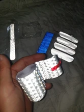 Pegatina para cejas de rueda de puerta de coche, tiras reflectantes de seguridad, cinta de advertencia, 4 Uds.