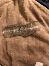 Lote de 100 unidades de cuentas de alambre de acero con memoria de 0,6mm, accesorios para fabricación de pulseras