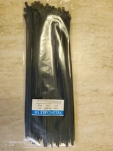 Auto-bloqueo de nylon plástico tie 100 unids/bolsa negro Zip secreto correa de nylon cable tie set 3*100 anillo de sujeción 3X200 de envoltura de cable