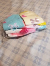 Calcetines de algodón de alta calidad para niña, calcetín de mariposa, Color caramelo, para niña de 3 a 12 años, 5 par/lote