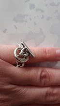 Foxanry-Anillos minimalistas de Plata de Ley 925 para mujer, joyería Vintage Punk tailandesa, cadena ancha geométrica para fiesta, regalos