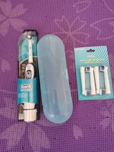 Oral B-cepillo de dientes eléctrico sónico, utensilio de higiene bucal con cabezales reemplazables, giratorio 2D