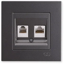 PnpnElectrıc Gns Eqona Metallic Smoked Gray Data + Numerical Socket (RJ45 Cat5 + Cat3) Data + Telephone Socket
PnpnElectrıc Gns Eqona Metallic Smoked Gray Data + Numerical Socket (RJ45 Cat5 + Cat3) Data + Telephone Socket