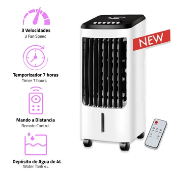 Elit AC20A evaporative air conditioning with remote control 70W White · with antistatic dust filter
Elit AC20A evaporative air conditioning with remote control 70W White · with antistatic dust filter
