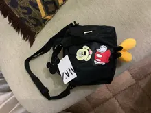 Nueva Disney Mickey Mouse dibujos animados chica bolso de los niños bolsa de almacenamiento de las niñas de dibujos animados Mickey Minnie Mouse bolso bolsos de hombro