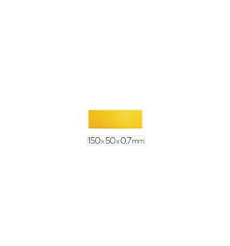 DURABLE adhesive symbol PVC line shape for floor delimitation yellow 150X50X0,7 MM PACK of 10
DURABLE adhesive symbol PVC line shape for floor delimitation yellow 150X50X0,7 MM PACK of 10
