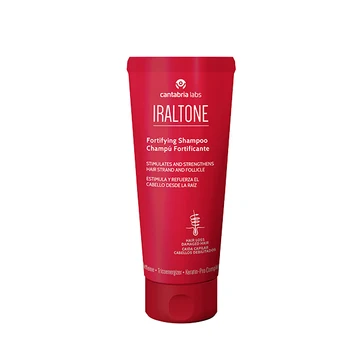 Iraltone 200ml Fortifying Shampoo, frequent use indicated in fine, weakened, fragile hair, dry and prone to fall.
Iraltone 200ml Fortifying Shampoo, frequent use indicated in fine, weakened, fragile hair, dry and prone to fall.