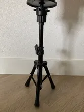 Soporte de trípode ajustable para maniquís, soporte para pelucas, exhibición de pelucas, rotación de aluminio, para Estilismo de peluquería de viaje