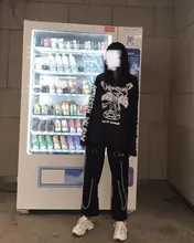 QWEEK-pantalones Cargo de estilo Harajuku gótico para mujer, capris Punk con cadena de pierna ancha, ropa de calle de talla grande de estilo coreano, ropa de calle femenina, Emo