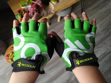 Boodun-guantes de ciclismo de medio dedo, de silicona, antideslizantes, transpirables, para ciclismo de montaña o carretera